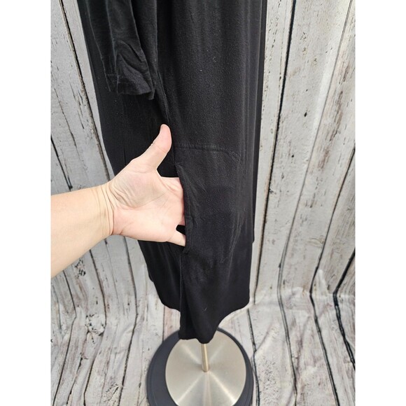 Yala Women's XL Haley Bamboo Pajama Tunic Top Crossover Front 3/4 Sleeve GUC - Picture 5 of 10